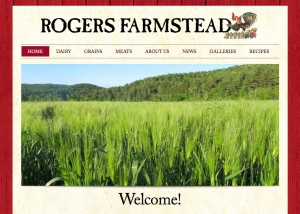 Rodgers Farmstead website design